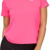Juicy Couture Women's Short Sleeve Athletic T-Shirts – Workout Tops for Fitness, Yoga, Pilates, Gym & Activewear (Plus) short ribs