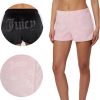 Juicy Couture Women's 2-Pack Sleep and Lounge Velvet Fleece Dolphin Shorts-3