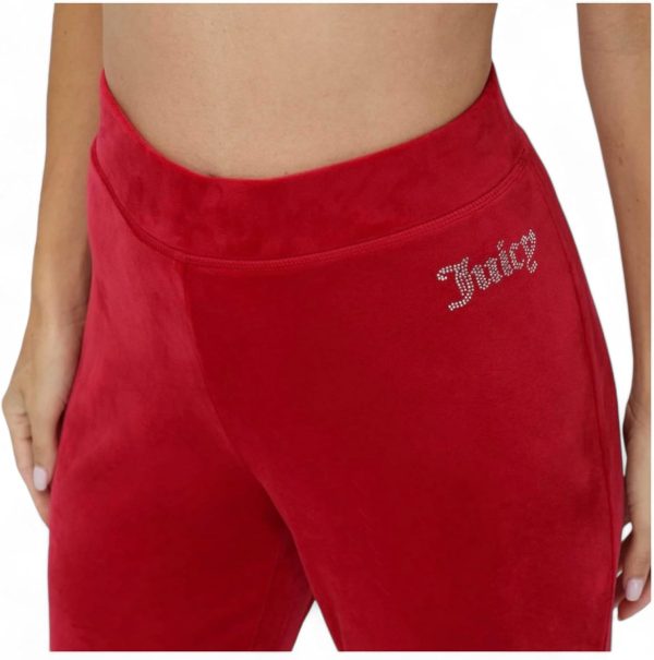 Juicy Couture Women's Bling Velour Track Pants-3
