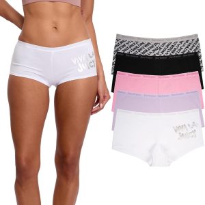Juicy Couture Women's 5 Pack Cotton Underwear Set juicy seafood and bar
