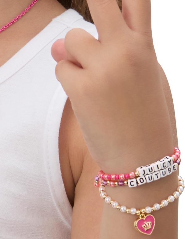 Juicy Couture Kids Bracelet for Girls 2 or 3-Piece Set, Beaded Friendship Bracelets, Girls Beaded Jewelry, Juicy Gifts kids activities near me