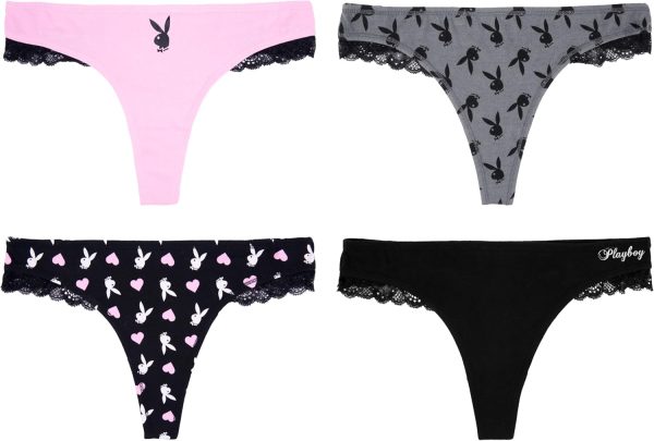 Playboy womens Juniors Ladies Bunny Print Underwear and Sports Bra Sets in Sizes Xxs-xl playboi carti supreme