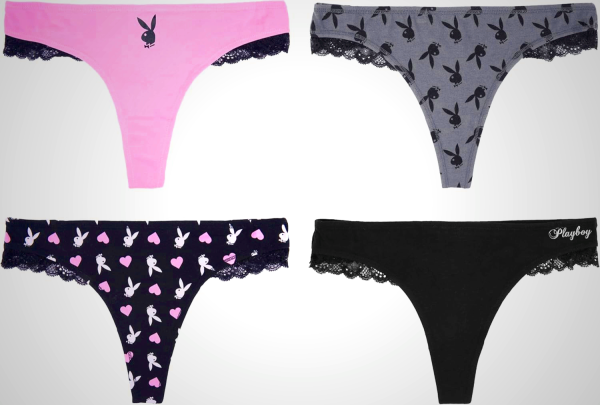Playboy Women's Bunny Print Underwear & Sports Bra Sets - Sizes XXS-XL