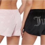 Juicy Couture Women's 2-Pack Sleep and Lounge Velvet Fleece Dolphin Shorts skims