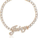 Juicy Couture Logo Clear Stone Bracelet for Women 7.5", Gold-Tone Bling Juicy Bracelet stonehenge