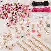 Make It Real - Juicy Couture Pink and Precious Bracelets - DIY Charm Bracelet Kit with Beads for Tween Jewelry Making - Jewelry Making Kit for Girls-2