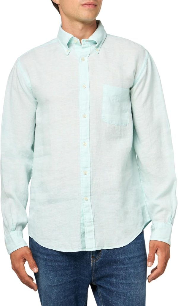 Brooks Brothers Men's SPT Ls Linen Solid Regular brooks ghost