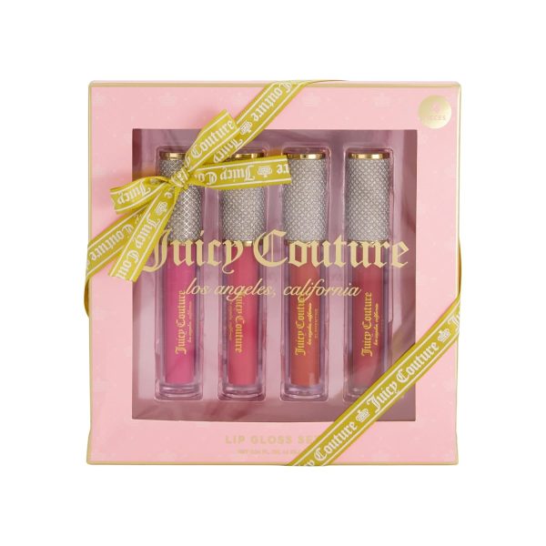 Juicy Couture 4 Pack Luxurious Lip Gloss Set – Berry, Cocoa, Clementine, & Watermelon-0