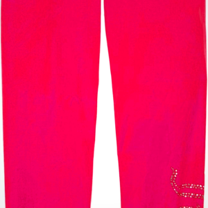 Juicy Couture Girls' Pull-on Plush Velour Jogger, Ribbed Waist & Cuffs