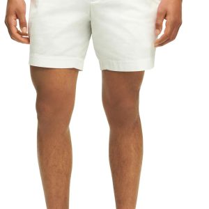 Brooks Brothers Mens Stretch Supima Cotton Poplin Chino 7 Inch Inseam Shorts brothers in blood the lions of sabi sand