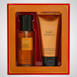Victoria's Secret Bare Vanilla Mini Fragrance Duo Gift Set, Notes of Soft Cashmere