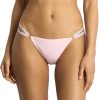 Juicy Couture Women's Strappy Stretch Logo Thong Underwear Set, 5-Pack couture font