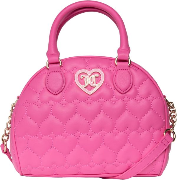 Juicy Couture Flawless Dome Satchel, Handbag with Adjustable Shoulder Strap & Top Handle satchel bag