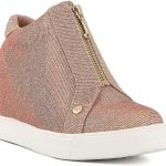 Juicy Couture Women's Platform Wedge Sneakers High-Top Shoes-Journey couture meaning