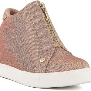 Juicy Couture Women's Platform Wedge Sneakers High-Top Shoes-Journey couture meaning