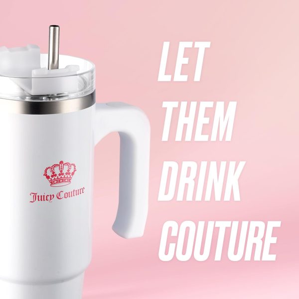 Juicy Couture Travel Style Fashion Water Bottle - Purple - 31.5oz couture