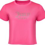 Juicy Couture Women's Cap Sleeve Crop Top Shirts – Athletic Workout, Gym, Yoga & Everyday Activewear (Plus) juicy seafood