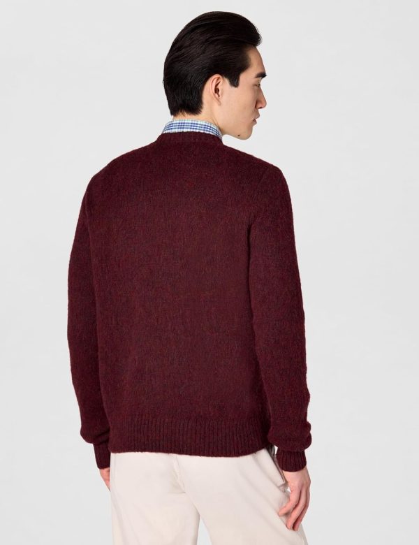 Brooks Brothers Mens Brushed Wool Crew Neck Sweater wool coat