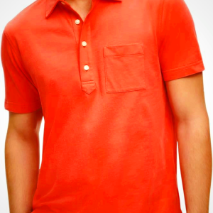 Brooks Brothers Mens Washed Cotton Jersey Polo Shirt