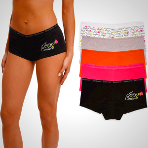 Juicy Couture Women's 5 Pack Cotton Underwear Set
