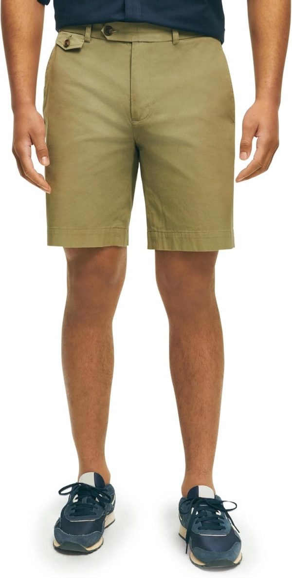 Brooks Brothers Mens Regular Fit Stretch Lightweight Advantage Chino Shorts fitted sheet