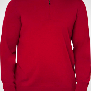 Brooks Brothers Mens Merino Wool Half-Zip Sweater