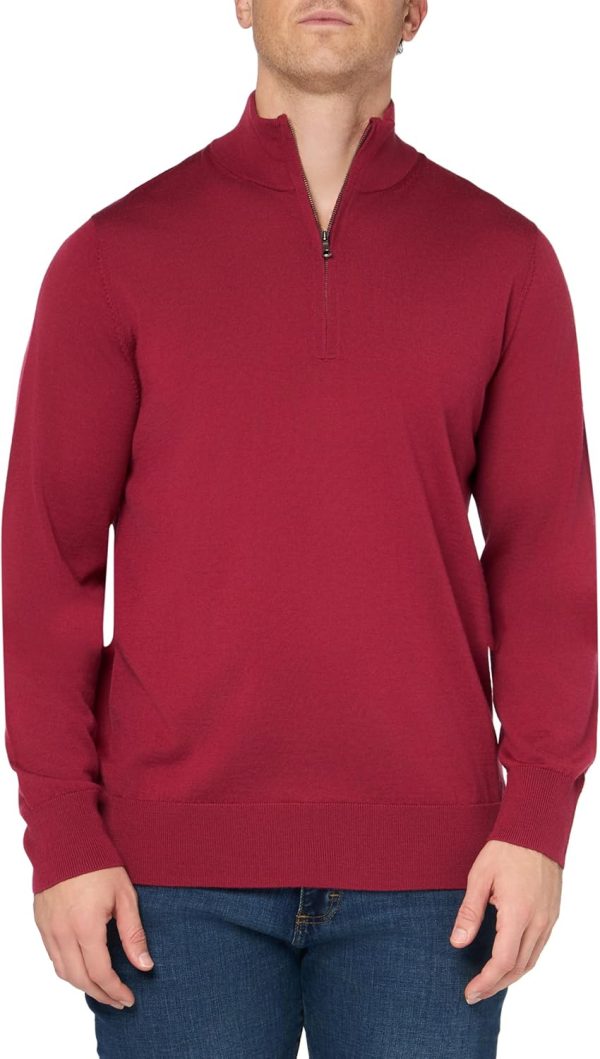 Brooks Brothers Mens Merino Wool Half-Zip Sweater brooks ghost