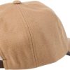 Brooks Brothers Men's 100% Wool Baseball Hat with Leather Strap & Buckle - Woven Logo One-Size Adjustable Luxury Hats menards