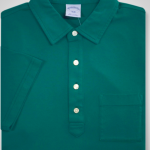 Brooks Brothers Mens Slim Fit Soft Knit Cotton Pocket Four Button Polo Shirt,
