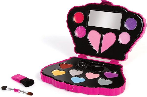 Make It Real: Juicy Couture Bejeweled Beauty Cosmetic Compact - Glam for Eyes, Lips & Face, Crown Shaped Makeup Case, Girls & Kids Ages 6+ juicy juice