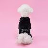 Juicy Couture Hooded Pet Juicy Bling Velour Tracksuit Chest 16 inches for Small Dogs and Cats - Black - XS/S juicy made
