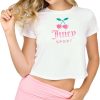 Juicy Couture Women's Cap Sleeve Crop Top Shirts – Athletic Workout, Gym, Yoga & Everyday Activewear (Plus) couture meaning