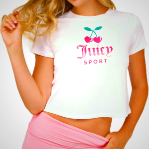 Juicy Couture Women's Cap Sleeve Crop Top Shirts – Athletic Workout, Gym, Yoga & Everyday Activewear (Plus)