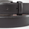 Brooks Brothers Made in USA Smooth Genuine Leather 1" Rectangle Buckle Belt,