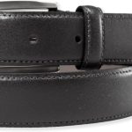 Brooks Brothers Made in USA Smooth Genuine Leather 1" Rectangle Buckle Belt, inch to cm