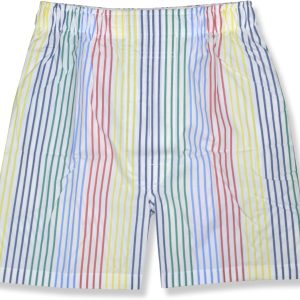 Brooks Brothers Men's Traditional Fit Multicolor Stripes Prints 100% Cotton Boxers Shorts, brothers home