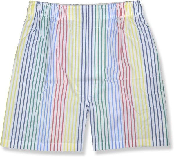 Brooks Brothers Men's Traditional Fit Multicolor Stripes Prints 100% Cotton Boxers Shorts, brothers home