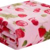 Juicy Couture Berry Happy 50" x 70" Plush Throw Blanket, Pink - Decorative Blankets for Sofas, Throws for Chairs, and Beds-4