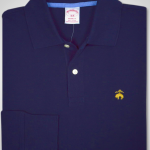 Brooks Brothers Mens Original Fit All Mesh Cotton Long Sleeve Polo Shirt,