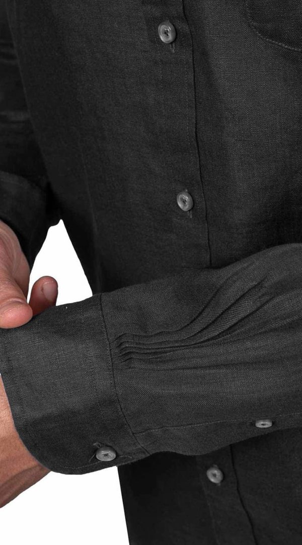 Brooks Brothers Men's All Linen The Original Polo Long Sleeve Shirt, brothers