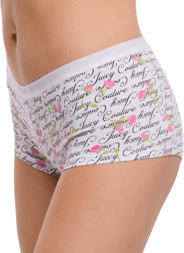 Juicy Couture Women's 5 Pack Cotton Underwear Set-3