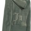 Juicy Couture womens Solid Classic Juicy Hoodie With Back Bling classic mini dipper leg warmer