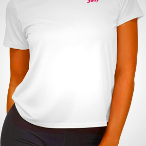Juicy Couture Women's Short Sleeve Athletic T-Shirts – Workout Tops for Fitness, Yoga, Pilates, Gym & Activewear (Plus)