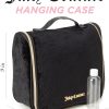 Juicy Couture Pink Makeup Bag Cosmetics Organizer Travel Essentials Hanging Hook Velour Logo juicy crab