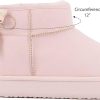 Juicy Couture Women Slip On Winter Boots Warm Microsuede Insulated Fashion Ankle Booties Outdoor Snow Boot-Olden juicy couture bag