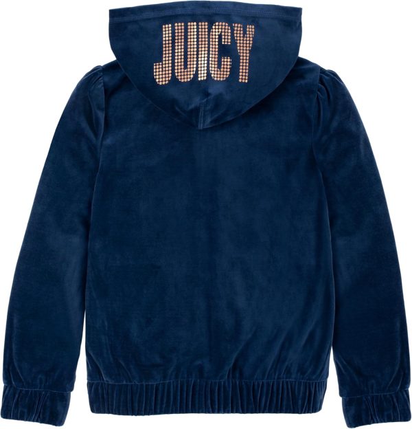 Juicy Couture girls Plush Velour Sweatshirt-1