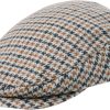 Brooks Brothers Wool Blend Plaid Driving Cap with Logo Lining - Men's Woven Classic Ivy Hat brooks glycerin