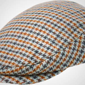 Brooks Brothers Wool Blend Plaid Driving Cap with Logo Lining - Men's Woven Classic Ivy Hat