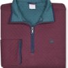 Brooks Brothers mens Knit Diamond Quilted Half-zip Long Sleeve Sweatshirt menstrual cycle