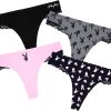 Playboy womens Juniors Ladies Bunny Print Underwear and Sports Bra Sets in Sizes Xxs-xl steam
